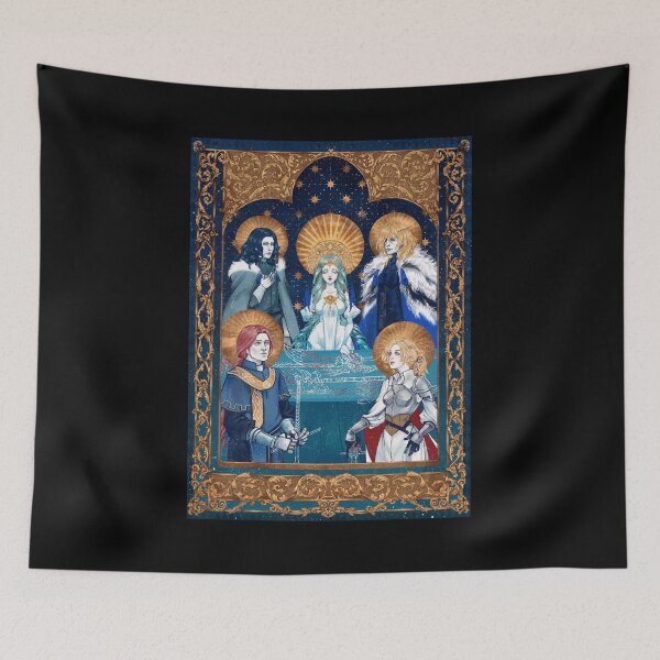 Item preview, Blue Lions (Holy Weapons) designed and sold by WhiteCatArt.