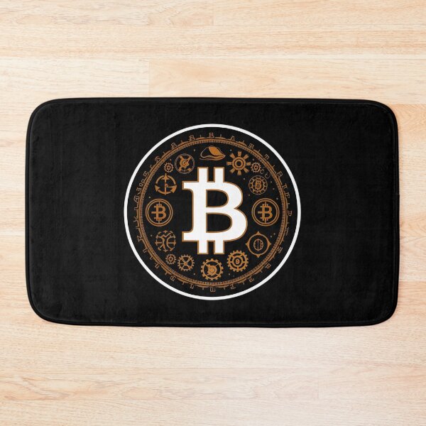 Item preview, Bitcoin Urban Minimal Shirt designed and sold by RadDeck.