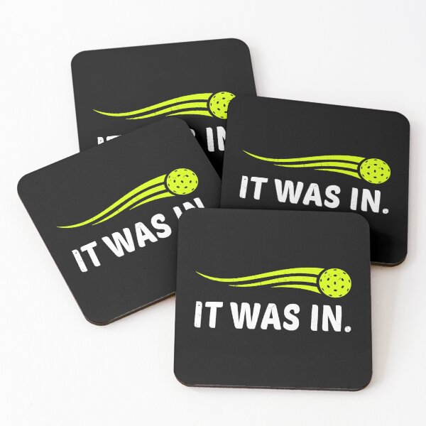 Item preview, It Was In – Classic Pickleball Dispute Moment designed and sold by miaa-artistshop.