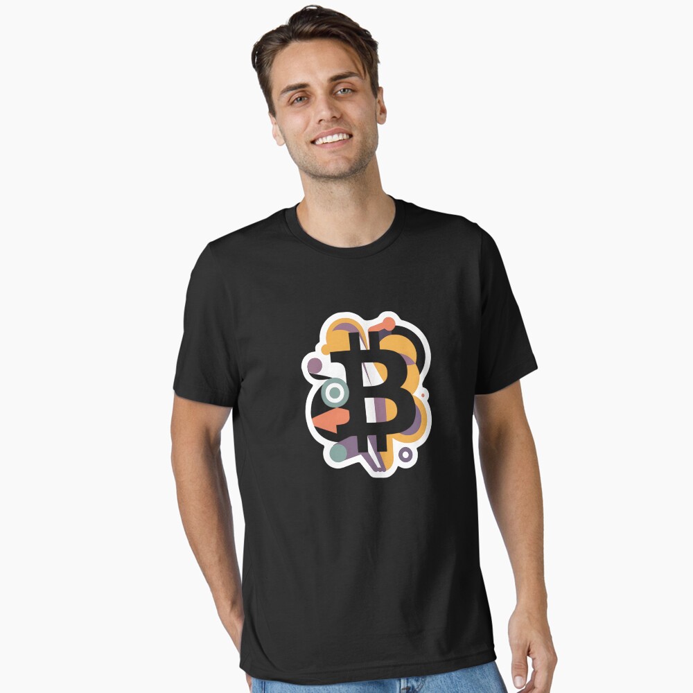 Bitcoin Monochrome Fashion Tee Bitcoin Classic T-Shirt