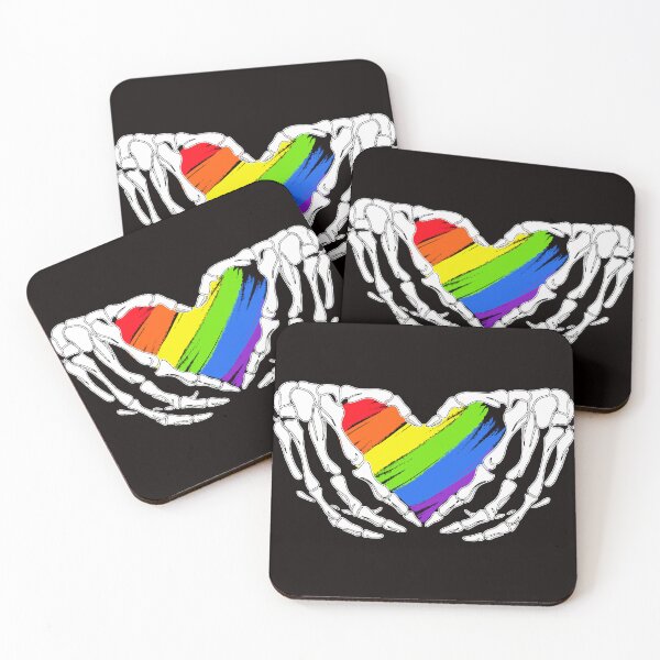 Item preview, Pride - Pride Skeleton hands With Heart 2 designed and sold by 502Templates.
