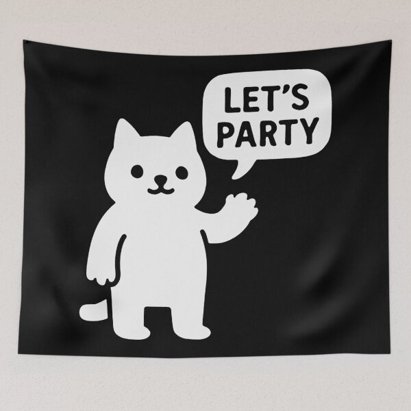Item preview, Let's Party Cat designed and sold by zzz888.