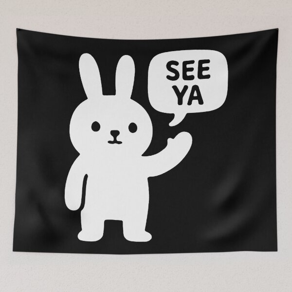 Item preview, See Ya Later Bunny designed and sold by zzz888.