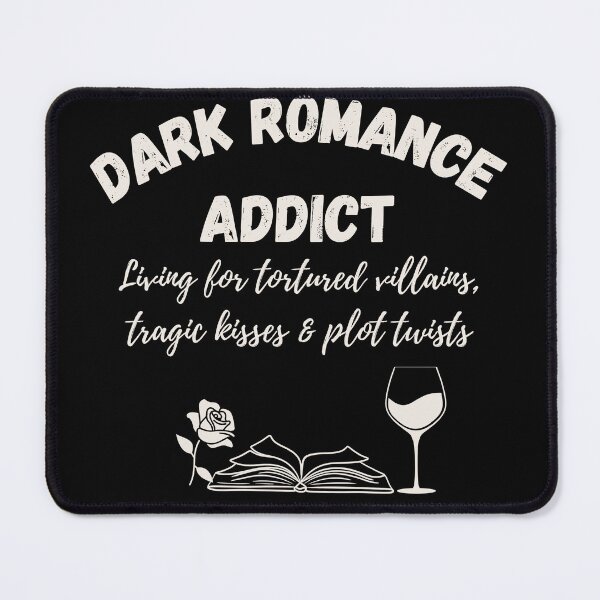 Item preview, Dark Romance Addict white text designed and sold by CottonandQuill.
