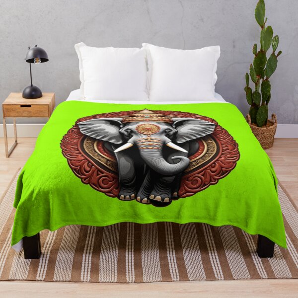 Item preview, BEAUTIFUL HINDU ELEPHANT DESIGN (#99FF00) designed and sold by Marlon Oseguera.