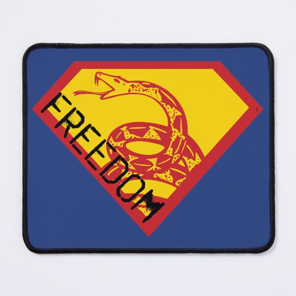 Item preview, LIBERTARIAN SHIELD - Freedom Is The Superpower - Gadsden Snake Flag - Dont Tread On Me SUPERHERO design FREEDOM Spellout designed and sold by pelagio.