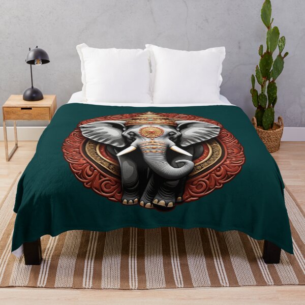 Item preview, BEAUTIFUL HINDU ELEPHANT DESIGN (#003333) designed and sold by Marlon Oseguera.