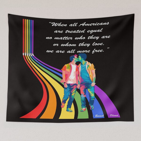 Item preview, Pride - "When all Americans..." Walking on a Rainbow road designed and sold by 502Templates.