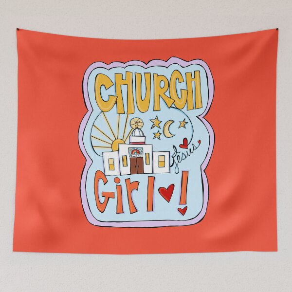 Item preview, Church Girl: I love Jesus designed and sold by JodilynCreates.