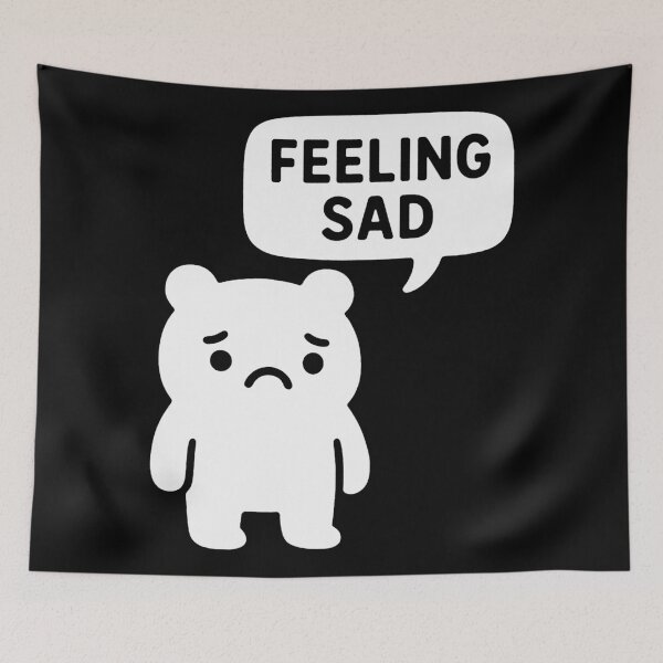 Item preview, Feeling Sad Bear designed and sold by zzz888.