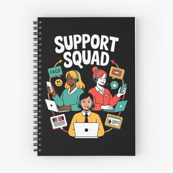Item preview, Support Squad – Customer Service Heroes Unite designed and sold by Taans-Creation.