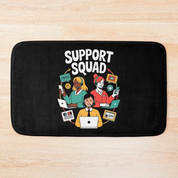 Item preview, Support Squad – Customer Service Heroes Unite designed and sold by Taans-Creation.