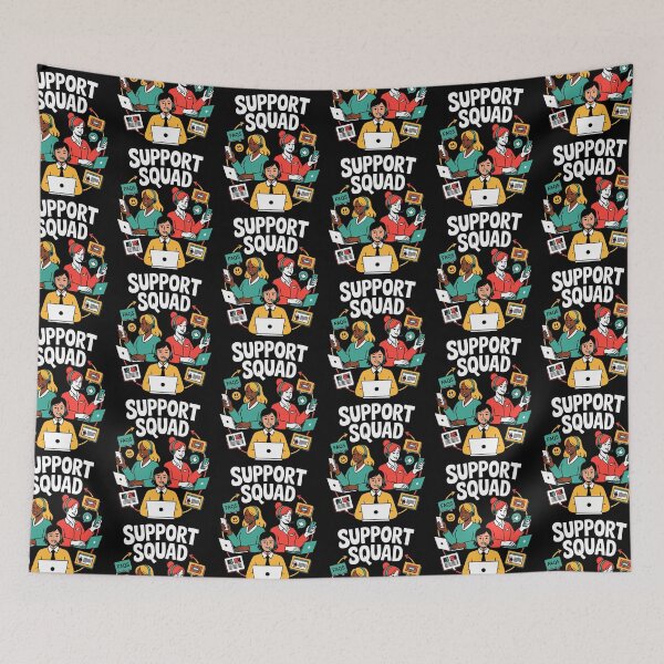 Item preview, Support Squad – Customer Service Heroes Unite designed and sold by Taans-Creation.
