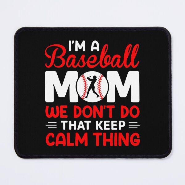 Item preview, Baseball Mom Retro Sport Art designed and sold by Back2Collage.