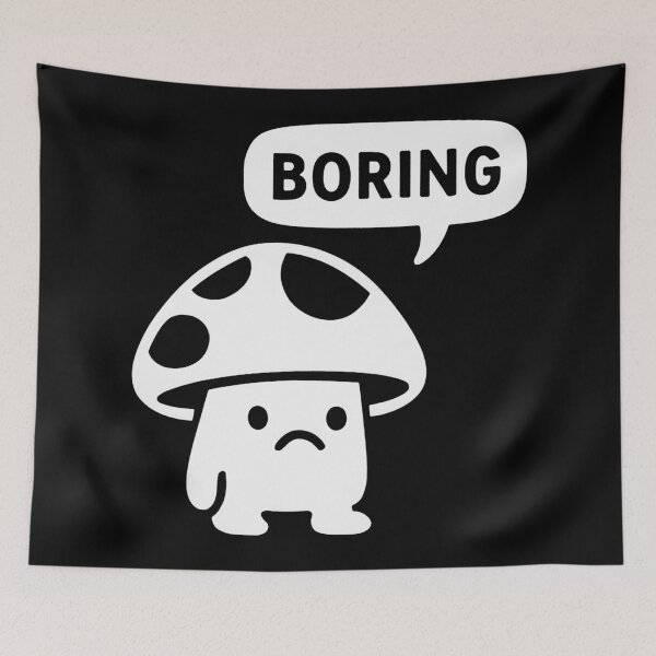 Item preview, Boring Mushroom designed and sold by zzz888.