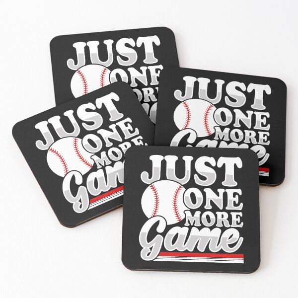 Item preview, Just one More Baseball Game Retro Sport Art designed and sold by Back2Collage.