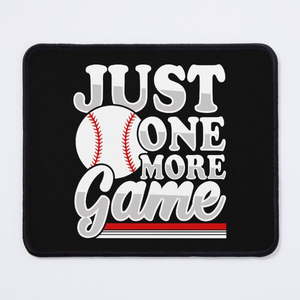 Item preview, Just one More Baseball Game Retro Sport Art designed and sold by Back2Collage.