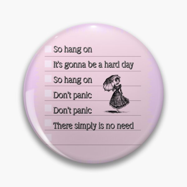Item preview, Simply Don't Panic designed and sold by friendlygamers.
