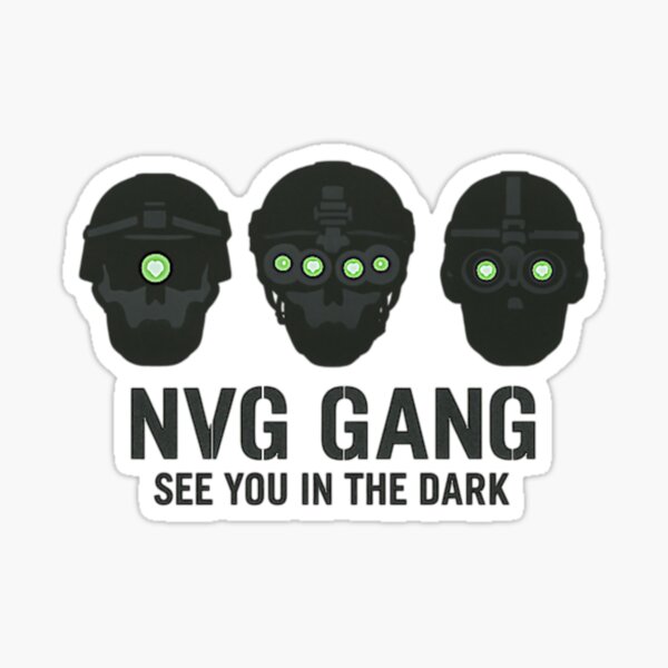 Vista previa del artículo con la obra «NVG GANG - Nos vemos en la oscuridad», diseñado y vendido por RENAGADE4LYF.