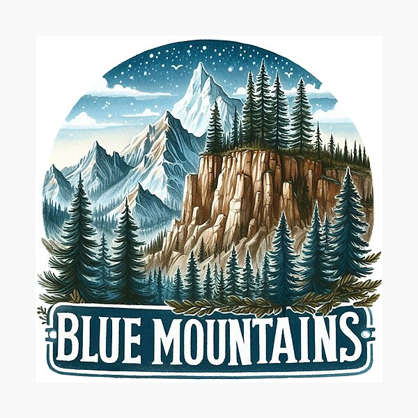 Item preview, Blue Mountains National Park designed and sold by devonclemon.