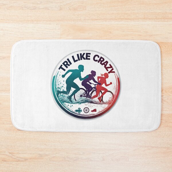 Item preview, Tri Like Crazy – Intense Triathlon Athlete Design designed and sold by Triathlongram.