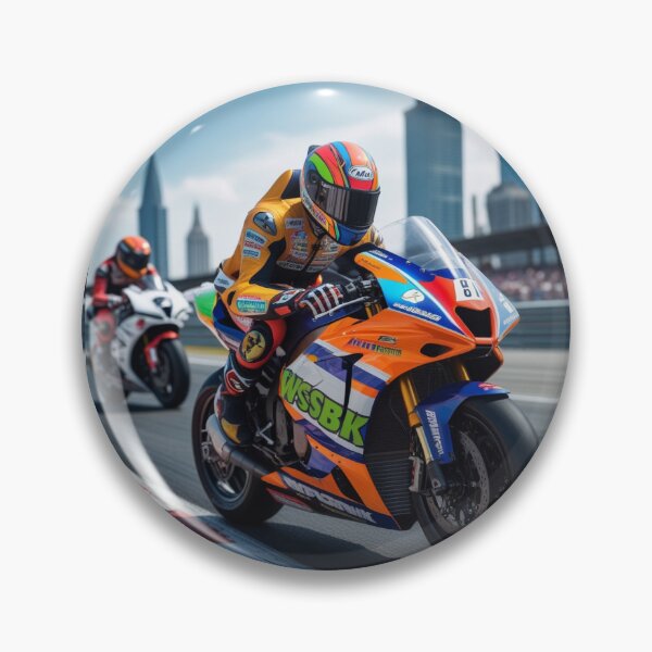 Item preview, WSBK Superbike Rider Motorcycle Racebike Animation Photo A.I. designed and sold by Moto Graphix.