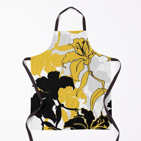 Item preview, Shadow Bloom — Bold Florals in Black & Gold designed and sold by Hadamundo.