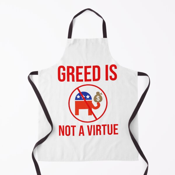 Item preview, Greed is not a virtue  designed and sold by Rachel the Artist .
