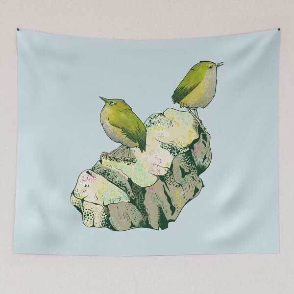 Item preview, Rock wren Piwauwau Tuke New Zealand Bird designed and sold by piedaydesigns.