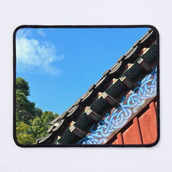 Item preview, Blue Roof Detail at Bongeunsa Temple | Seoul South Korea Photography designed and sold by YemmyZImages.