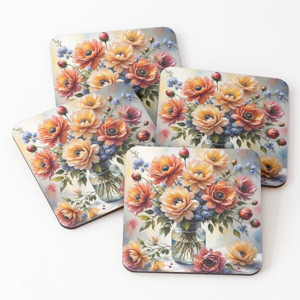 Item preview, Floral Fusion designed and sold by Beyond The Canvas.