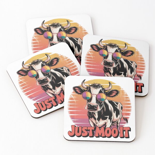 Item preview, "Just Moo It" - Funny & Unique Cow Design | Cow Nation designed and sold by CircinusStore.