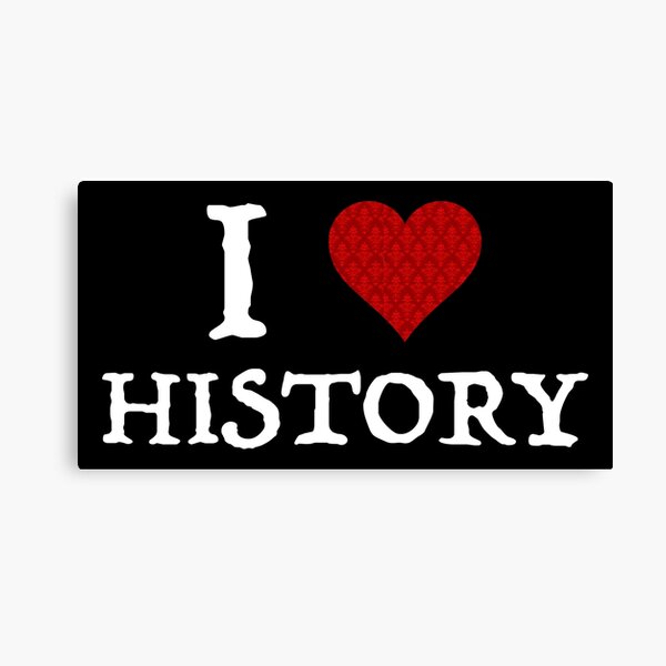 Item preview, I Love (Heart) History designed and sold by Cat Lady Designs.