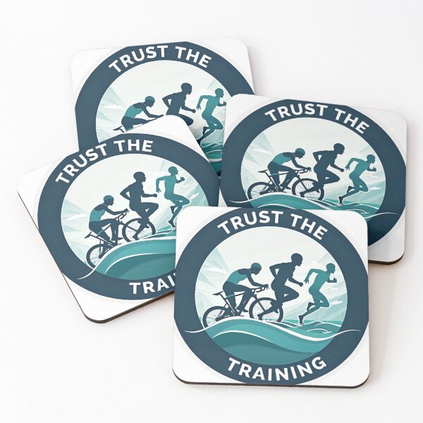 Item preview, Trust the Training – Triathlon Motivational Design for Athletes designed and sold by Triathlongram.