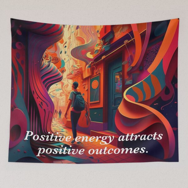 Item preview, Positive energy attracts positive outcomes. designed and sold by fanzen69.