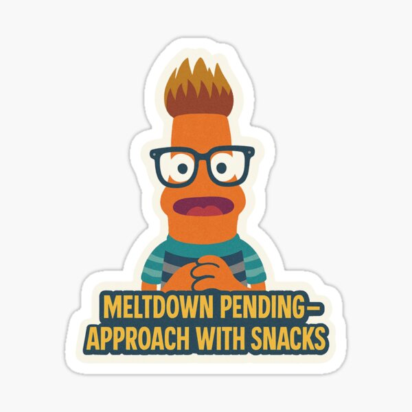 Artikel-Vorschau von Meltdown-Ansatz mit Snacks, designt und verkauft von defiantlycaring.