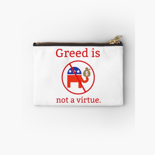 Item preview, Greed is not a virtue  designed and sold by Rachel the Artist .