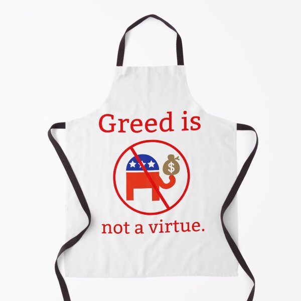 Item preview, Greed is not a virtue  designed and sold by Rachel the Artist .
