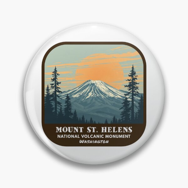 Item preview, Vintage Mount St. Helens National Volcanic Monument (Washington) designed and sold by RabbitK.