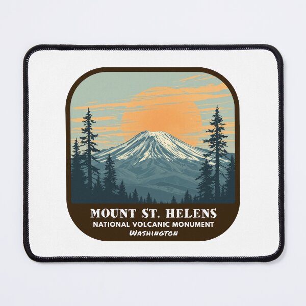 Item preview, Vintage Mount St. Helens National Volcanic Monument (Washington) designed and sold by RabbitK.