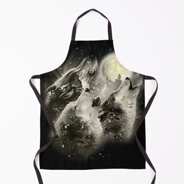 Item preview, Three Wolves Howling in Moonlight designed and sold by KA DESIGNS.