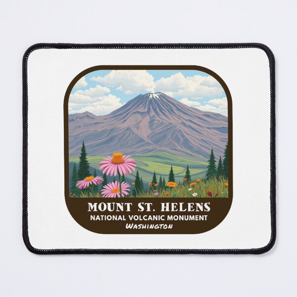 Item preview, Vintage Mount St. Helens National Volcanic Monument (Washington) designed and sold by RabbitK.