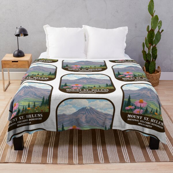 Item preview, Vintage Mount St. Helens National Volcanic Monument (Washington) designed and sold by RabbitK.
