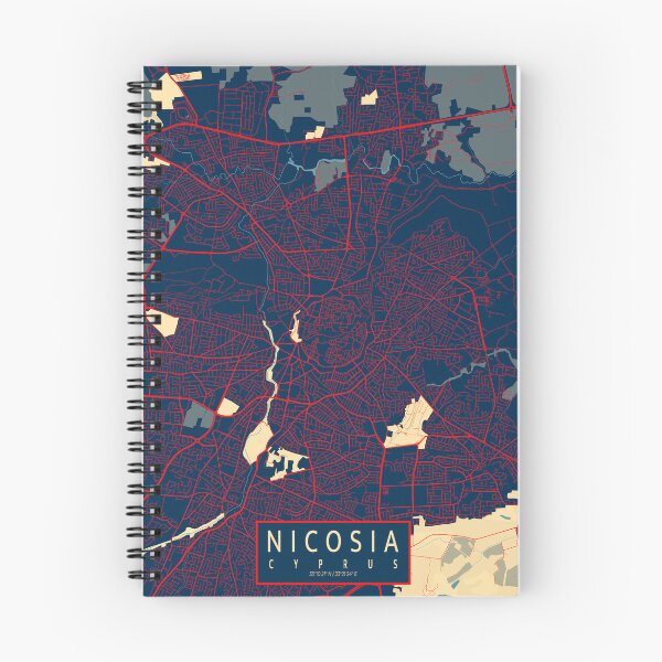 Artikelvorschau, Nikosia Stadtplan von Zypern - Hoffnung entworfen und verkauft von deMAP.