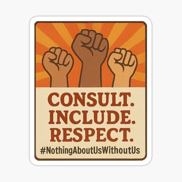 Item preview, #nothingaboutuswithoutus designed and sold by defiantlycaring.