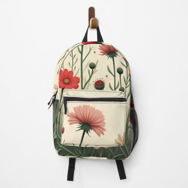 Item preview, Wildflowers and Red Rose on Right #2 - Yellow Background #5008 designed and sold by Wildflower Rose.