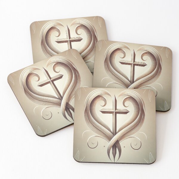 Item preview, Heart of the Cross – Love’s Shape designed and sold by SaintGear.