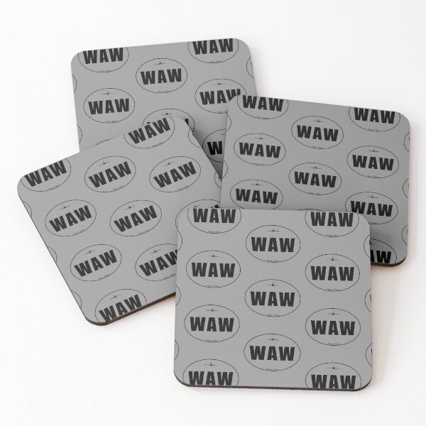 Item preview, WAW Warsaw Poland Airport Code designed and sold by Lartheviking.