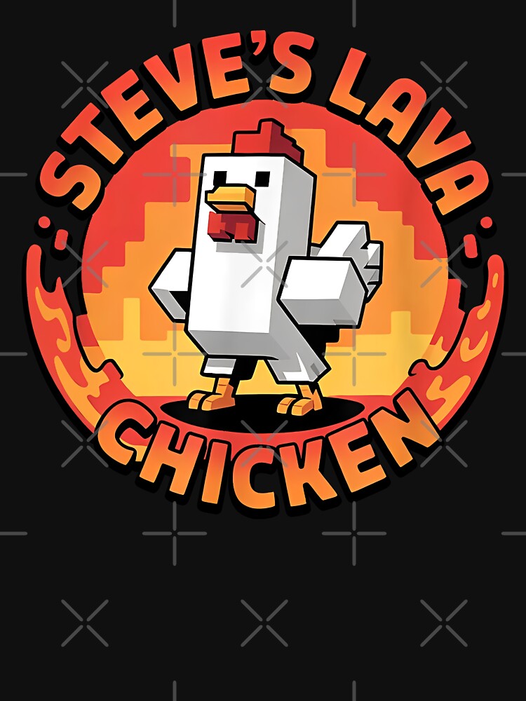 Thumbnail 7 of 7, Essential T-Shirt, Retro Cute Chicken Funny designed and sold by dominikamrrow.