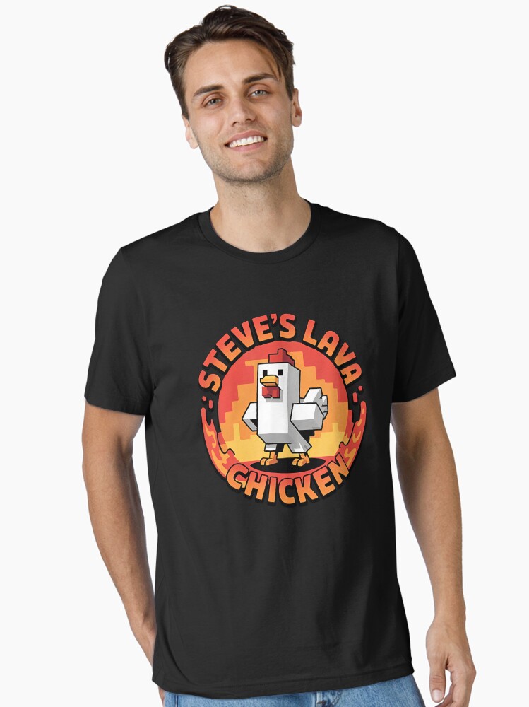 Thumbnail 1 of 7, Essential T-Shirt, Retro Cute Chicken Funny designed and sold by dominikamrrow.